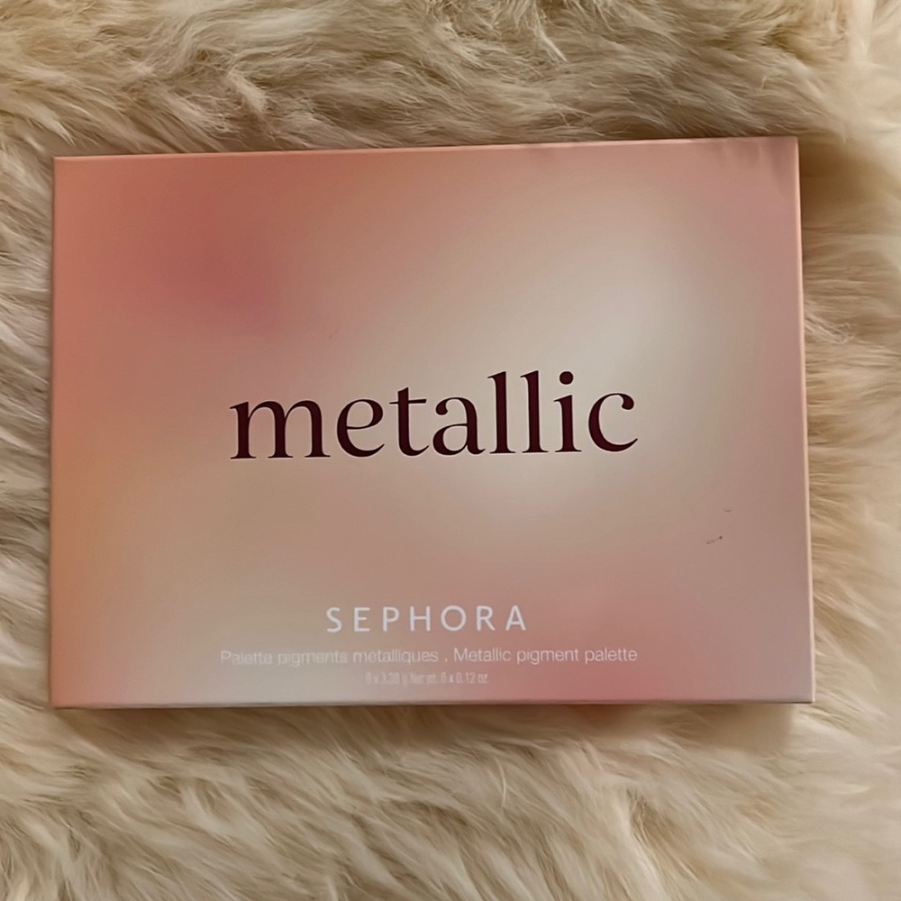 Sephora metallic palette